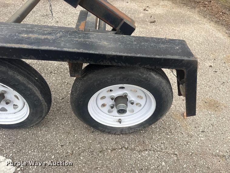 image for item FB8470 2013 Pike dumpster delivery trailer