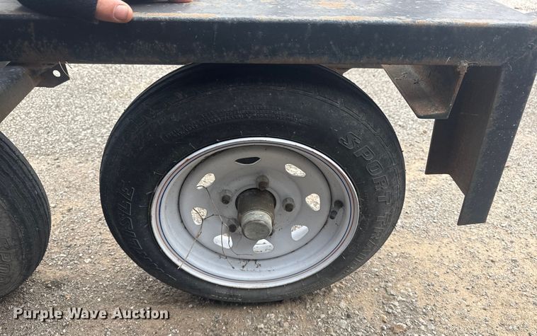 image for item FB8470 2013 Pike dumpster delivery trailer