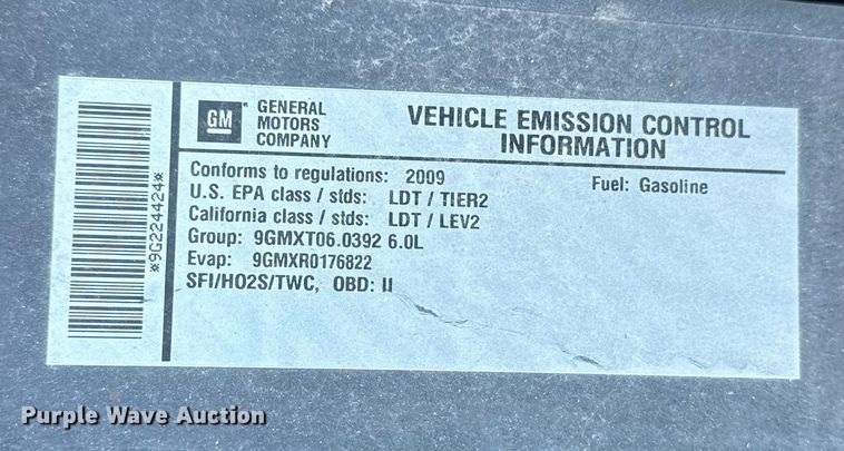 image for item FB8473 2009 Chevrolet Silverado Hybrid Crew Cab pickup truck