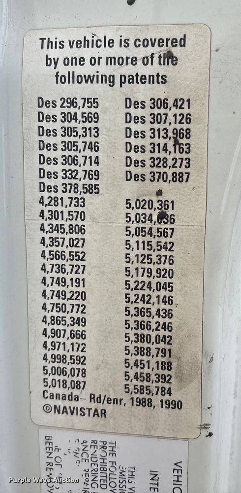 image for item FB8480 2002 International 4400 Pro patch Hot Box Truck for Asphalt