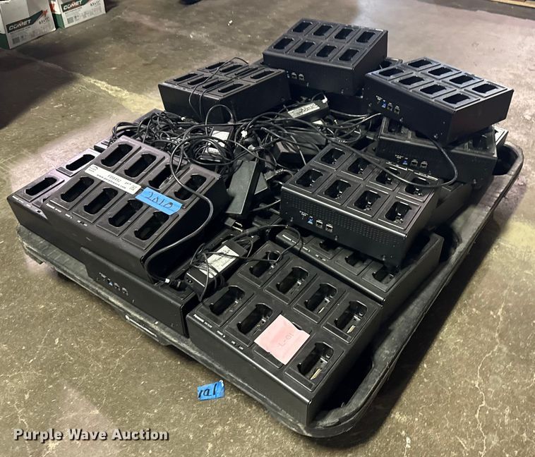 image for item FB8492 Approximately 18 Panasonic 8-bay multi chargers