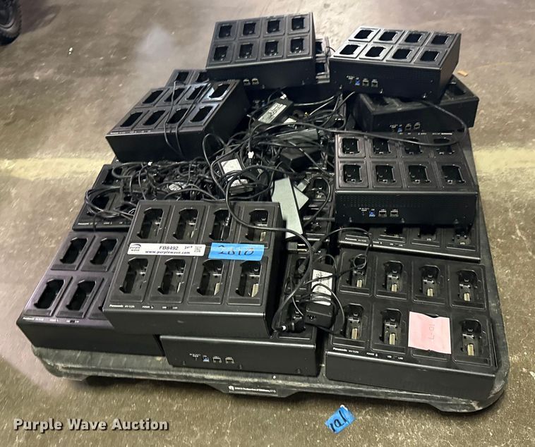 image for item FB8492 Approximately 18 Panasonic 8-bay multi chargers