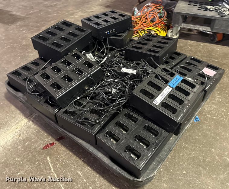 image for item FB8492 Approximately 18 Panasonic 8-bay multi chargers