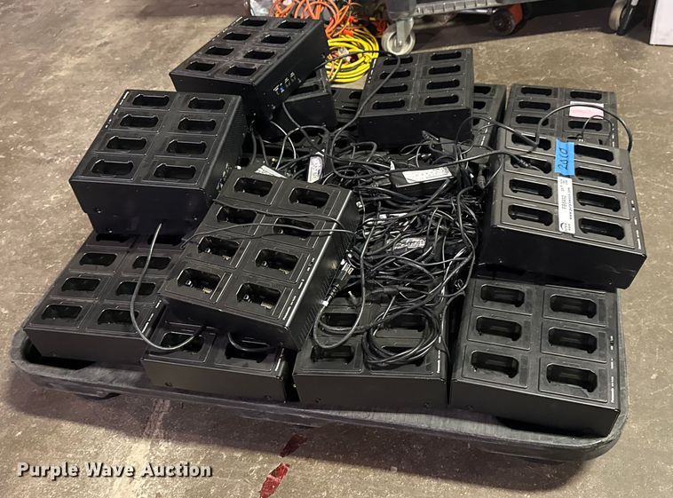 image for item FB8492 Approximately 18 Panasonic 8-bay multi chargers