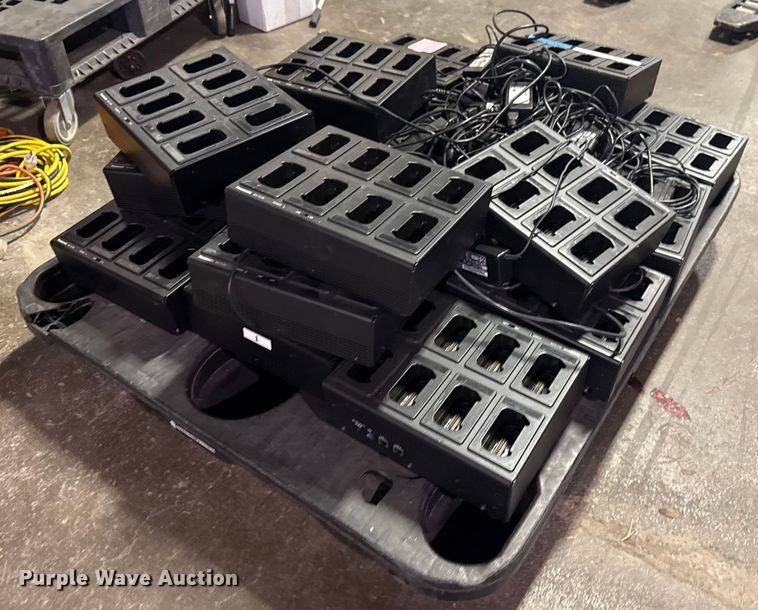 image for item FB8492 Approximately 18 Panasonic 8-bay multi chargers