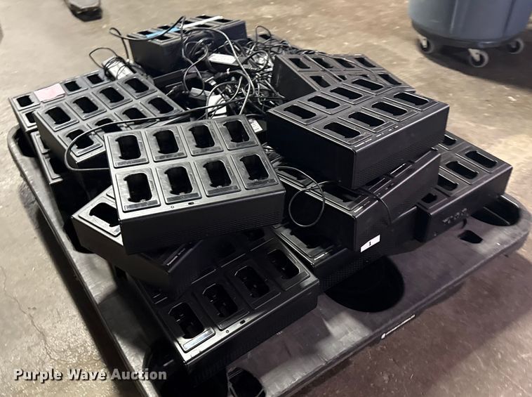 image for item FB8492 Approximately 18 Panasonic 8-bay multi chargers