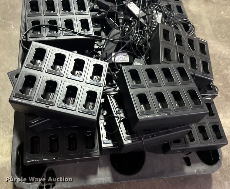 image for item FB8492 Approximately 18 Panasonic 8-bay multi chargers