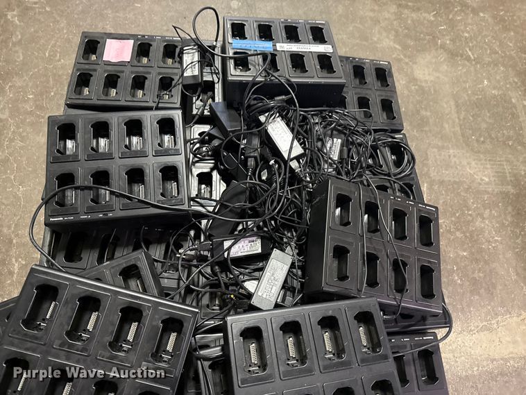 image for item FB8492 Approximately 18 Panasonic 8-bay multi chargers