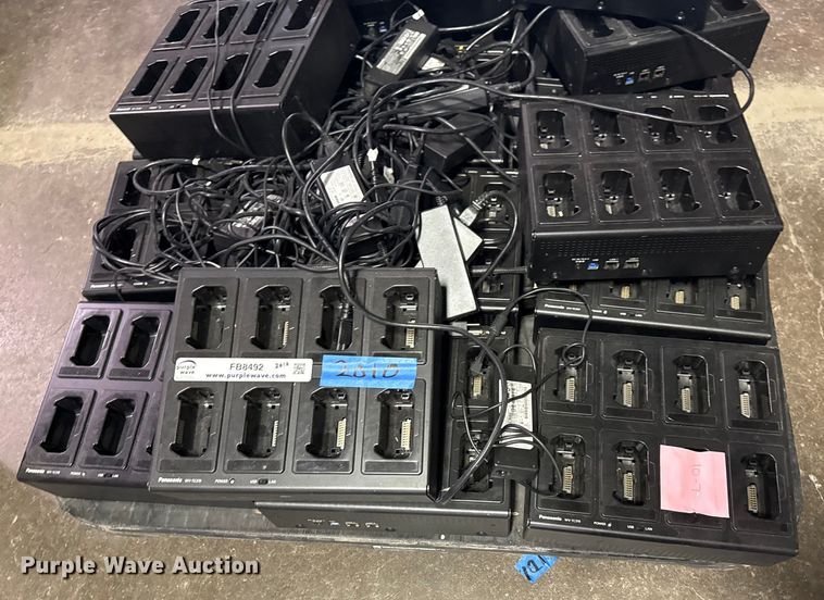 image for item FB8492 Approximately 18 Panasonic 8-bay multi chargers