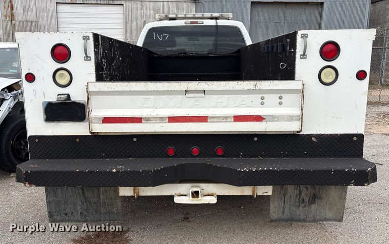 image for item FB8506 2014 Ford F350 Super Duty Ext. Cab utility bed pickup truck