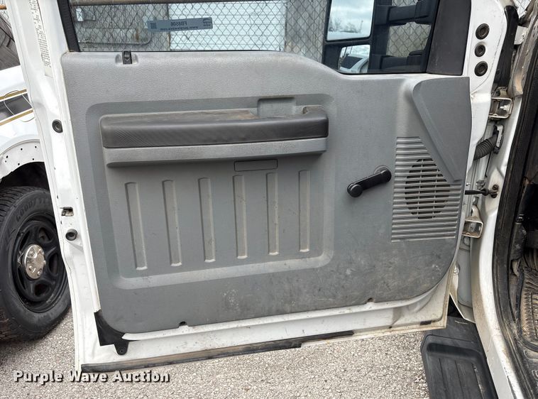 image for item FB8506 2014 Ford F350 Super Duty Ext. Cab utility bed pickup truck