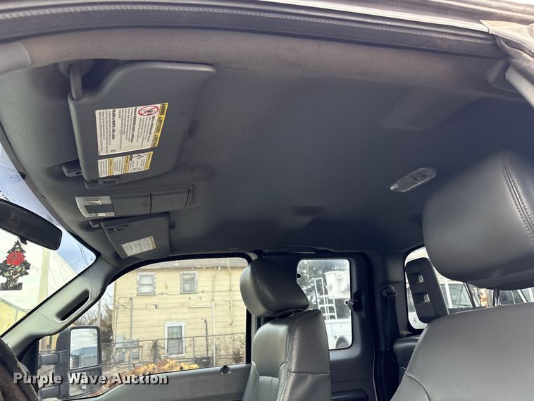 image for item FB8506 2014 Ford F350 Super Duty Ext. Cab utility bed pickup truck