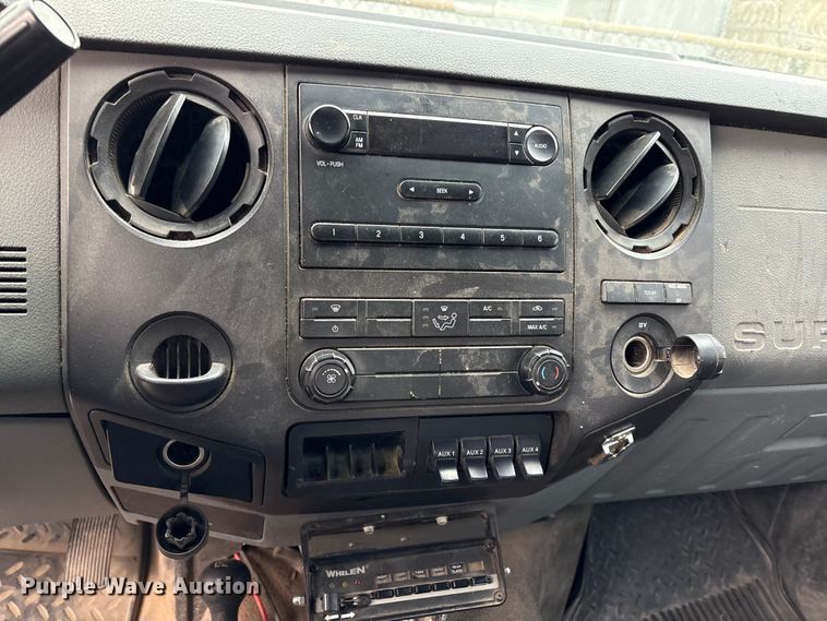 image for item FB8506 2014 Ford F350 Super Duty Ext. Cab utility bed pickup truck