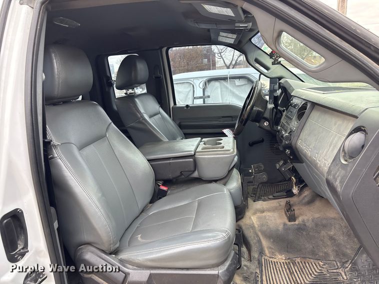 image for item FB8506 2014 Ford F350 Super Duty Ext. Cab utility bed pickup truck