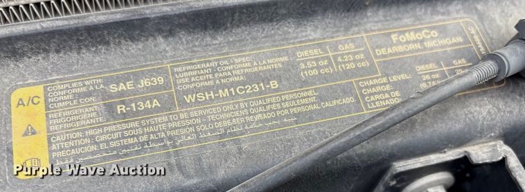 image for item FB8506 2014 Ford F350 Super Duty Ext. Cab utility bed pickup truck