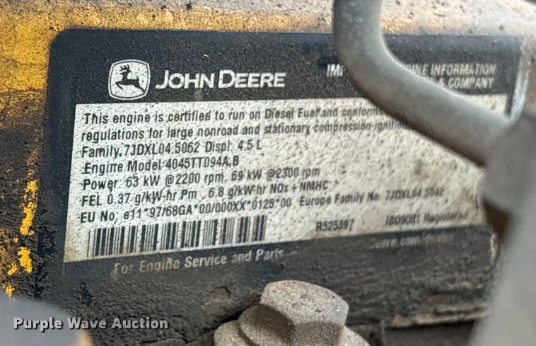 image for item FB8512 2008 John Deere 310SJ backhoe