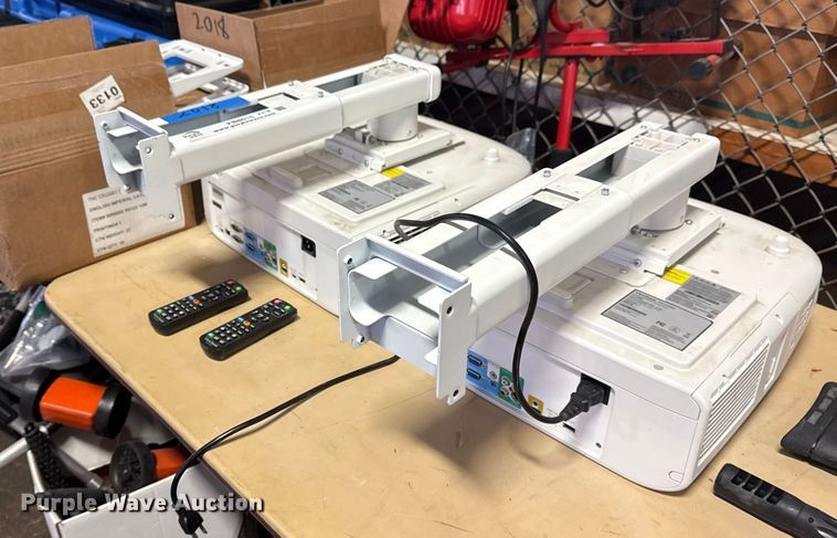 image for item FB8515 (2) ViewSonic PS750HD projectors with remotes 