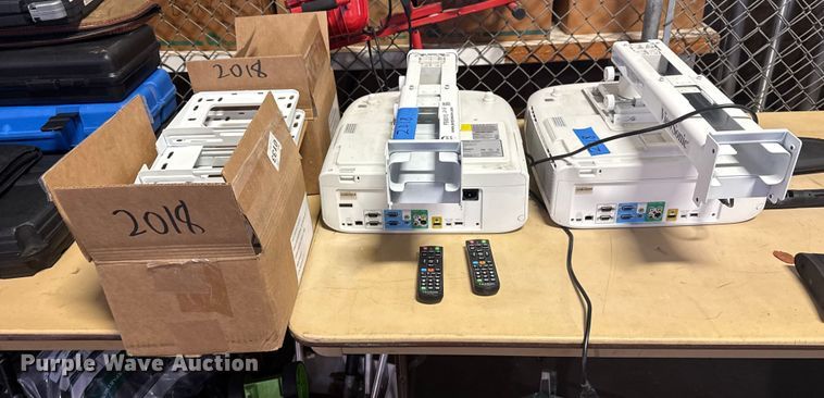 image for item FB8515 (2) ViewSonic PS750HD projectors with remotes 