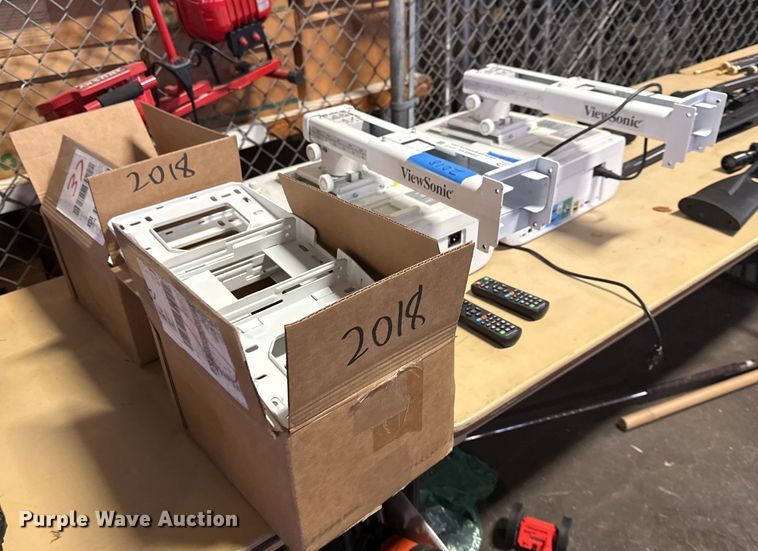 image for item FB8515 (2) ViewSonic PS750HD projectors with remotes 