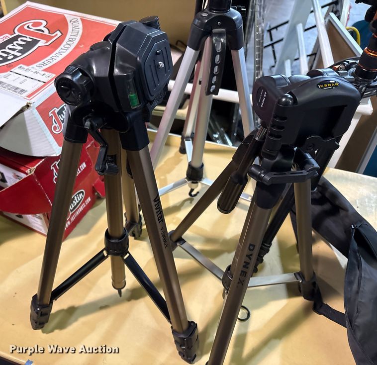 image for item FB8516 (4) camera tripods 