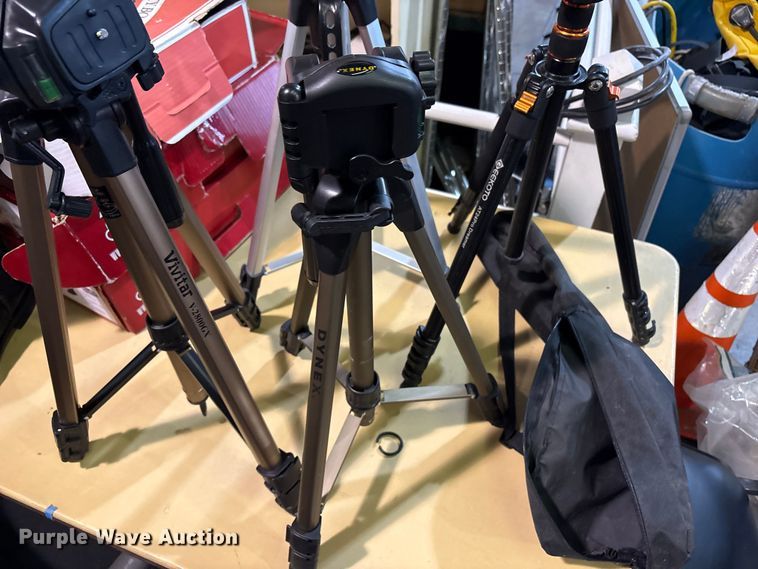 image for item FB8516 (4) camera tripods 