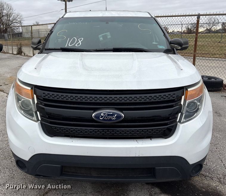 image for item FB8523 2015 Ford Explorer Police Interceptor SUV