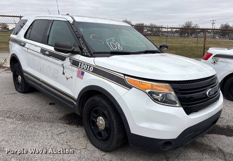 image for item FB8523 2015 Ford Explorer Police Interceptor SUV