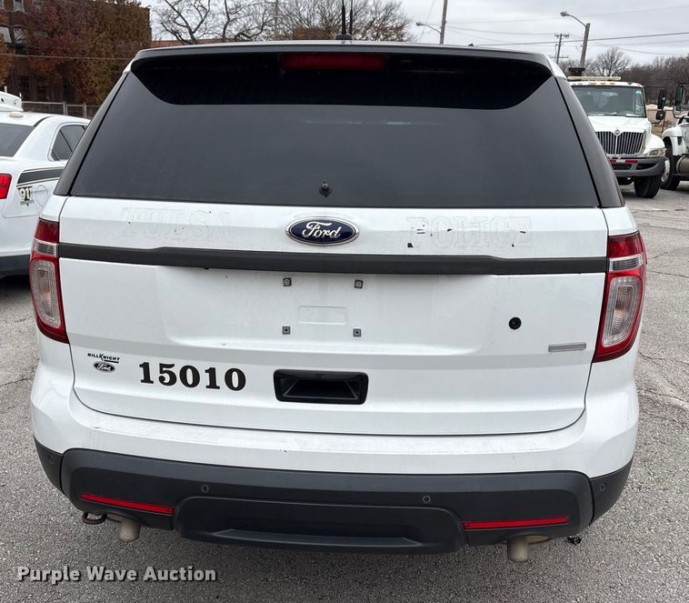 image for item FB8523 2015 Ford Explorer Police Interceptor SUV