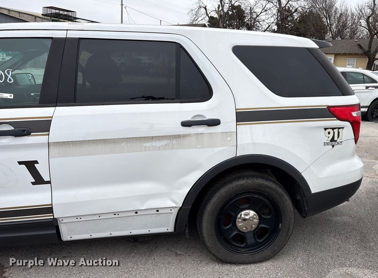 image for item FB8523 2015 Ford Explorer Police Interceptor SUV