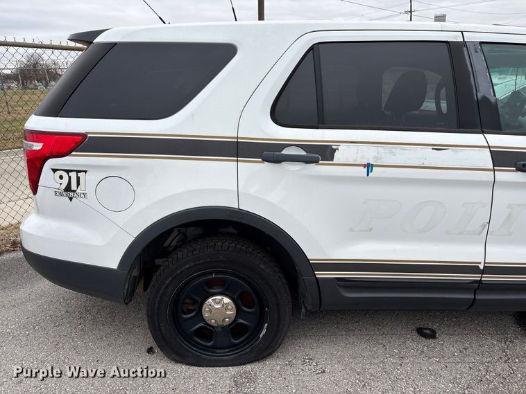 image for item FB8523 2015 Ford Explorer Police Interceptor SUV