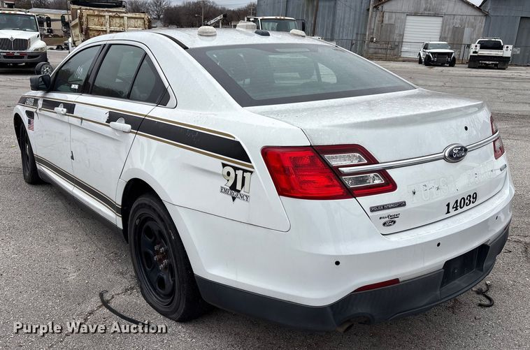 image for item FB8525 2014 Ford Taurus Police Interceptor 
