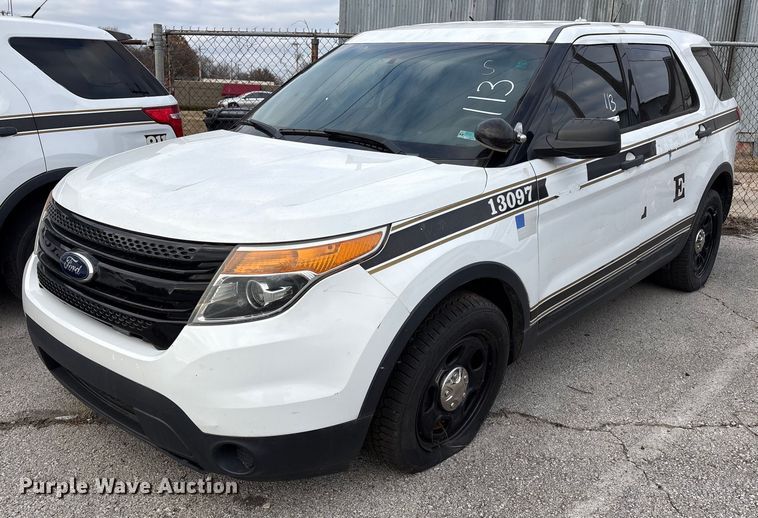image for item FB8528 2013 Ford Explorer Police Interceptor SUV