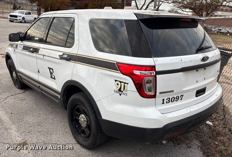 image for item FB8528 2013 Ford Explorer Police Interceptor SUV