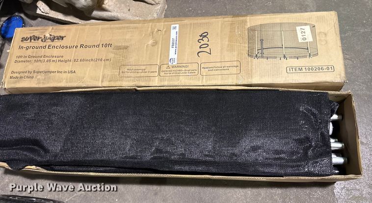 image for item FB8537 Super Jumper In-ground enclosure 