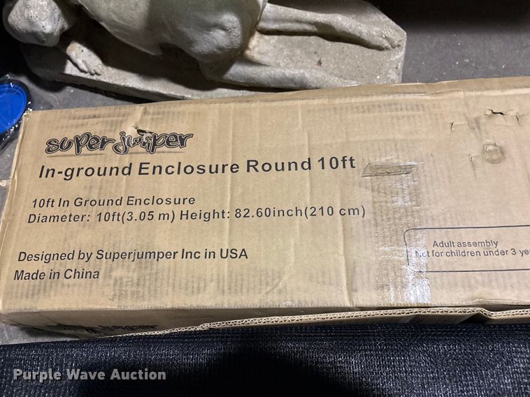 image for item FB8537 Super Jumper In-ground enclosure 