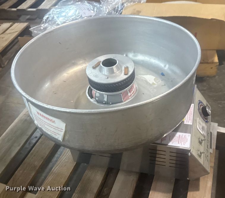 image for item FB8545 3005SS Tornado cotton candy machine with bowl