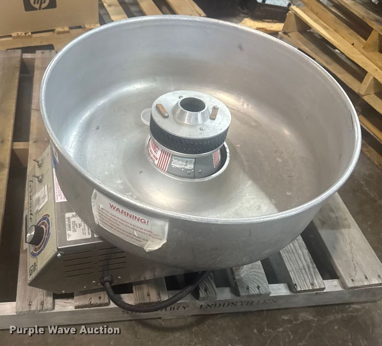 image for item FB8545 3005SS Tornado cotton candy machine with bowl