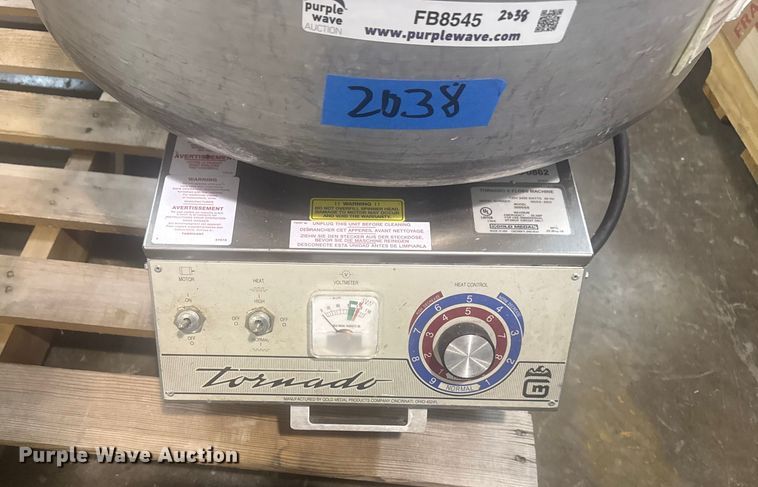 image for item FB8545 3005SS Tornado cotton candy machine with bowl