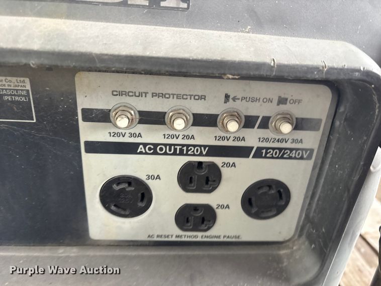 image for item FB8553 2009 Honda 5000IS generator