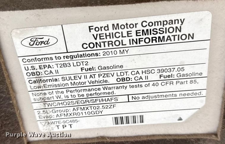 image for item FB8579 2010 Ford Escape Hybrid SUV