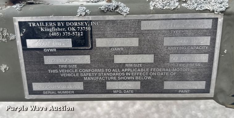 image for item FB8581 2003 Crestline 2070 boat