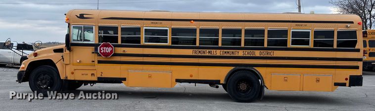 image for item FG1567 2010 Blue Bird Bb Conventional school bus