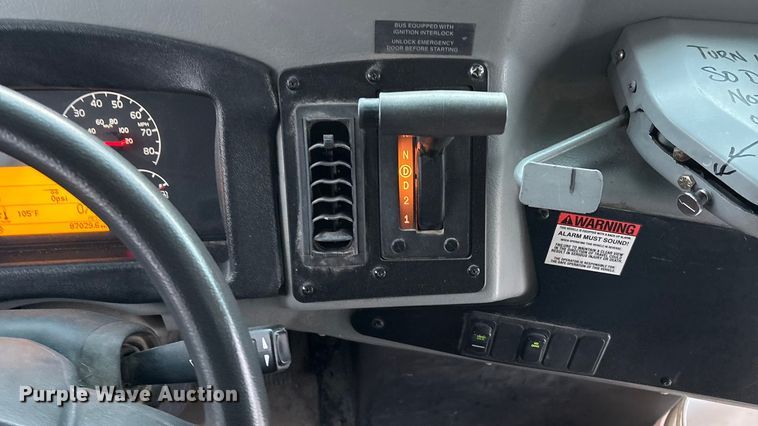 image for item FG1567 2010 Blue Bird Bb Conventional school bus