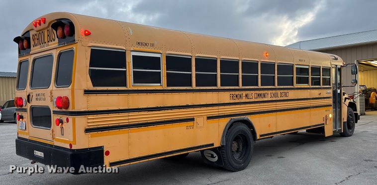 image for item FG1568 2012 Blue Bird Bb Conventional school bus