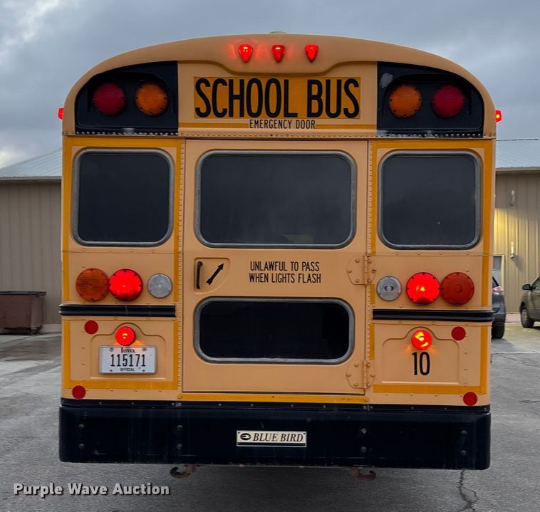 image for item FG1568 2012 Blue Bird Bb Conventional school bus