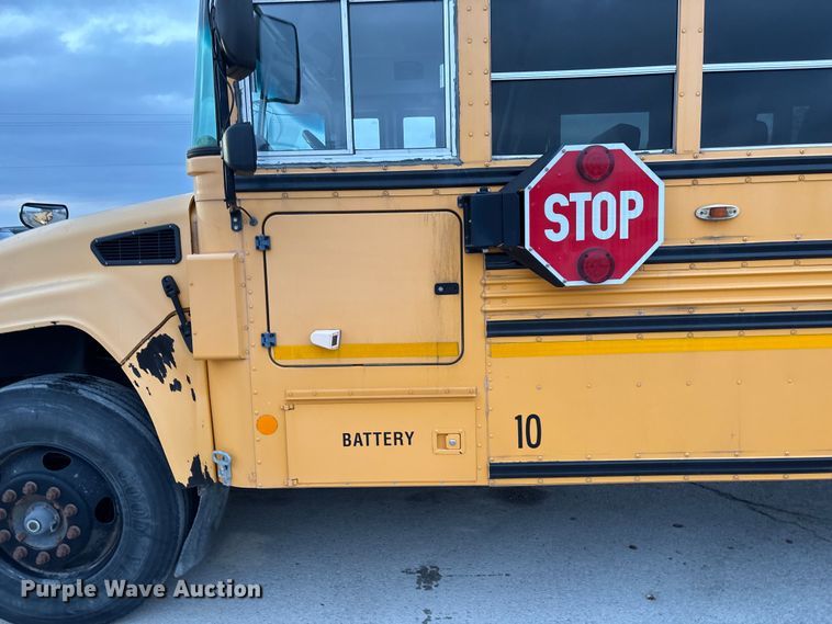 image for item FG1568 2012 Blue Bird Bb Conventional school bus