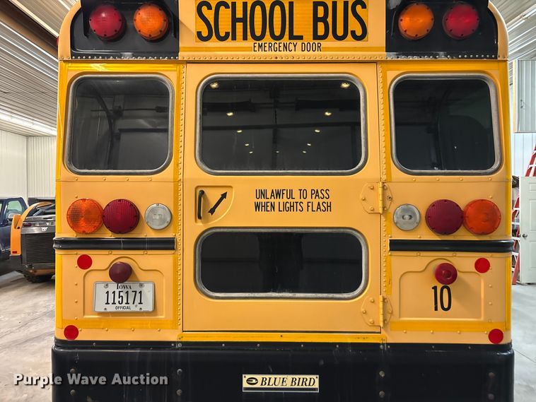 image for item FG1568 2012 Blue Bird Bb Conventional school bus