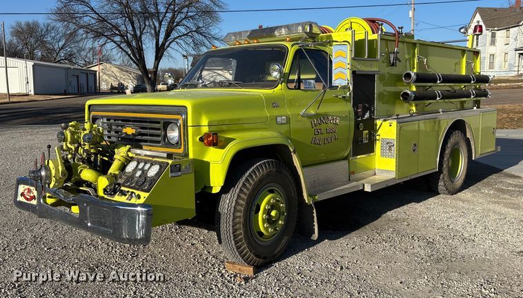 image for item FG1656 1984 Chevrolet C 70 pumper fire truck