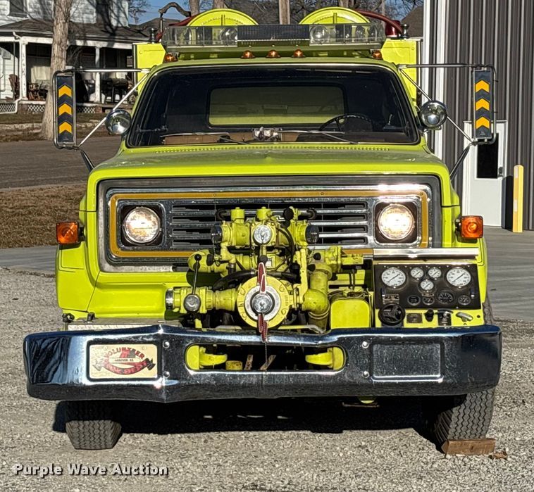 image for item FG1656 1984 Chevrolet C 70 pumper fire truck