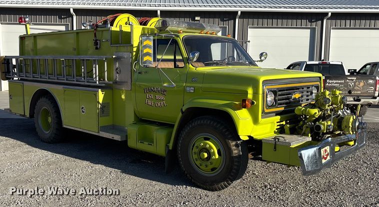 image for item FG1656 1984 Chevrolet C 70 pumper fire truck